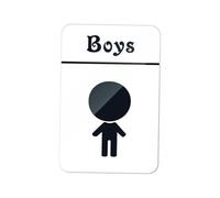 ALCXAZS Toilet Sign Toilet Identification Bathroom Logos Creative Designs Sized Compact Acrylic Sign For Kids Bathrooms Identificationf Bathroom Logos