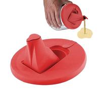 ALCXAZS TPR Paint Bucket Cover Optimal Outlet Control and Leak-Proof Can Be Securely Locked onto Standard Paint Can, red