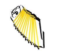 ALCXAZS Training Ladder Energy Fitness Football Speed Ladders Strap Exercise Drills Equipment for Household Shop Supplies, Yellow, 3Meter 6Rung