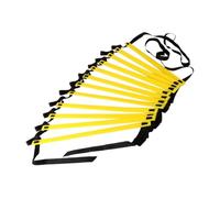 ALCXAZS Training Ladder Energy Fitness Football Speed Ladders Strap Exercise Drills Equipment for Household Shop Supplies, Yellow, 4Meter 8Rung
