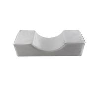 ALCXAZS U-shaped Neck Support Breathable Head Rest Pillow Eyelash Extension Cushion Soft Grafting Tool Foam for Professional, Gray