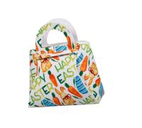 ALCXAZS Unique Easter Tote Treat Goody Bags Delightful Bags Designed To Hold All Easter Candy Treasures Gift IdeaBeautiful With Handles Can Be Easily Filled With Sweets