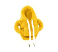 ALCXAZS Universal Funny Car Shift Cover Protective Gear for Interior Decor Shifter Protector Stylish Lightweight and Durable Shift Knob Hoodie Cover for Car with Unique and, Yellow, 14.3x14.5cm