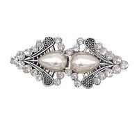 ALCXAZS Versatile Shirt Brooch Clip For Women Costume Closure Reliable Clip Keeping Attire Stylish For Any Occasion Shirt Brooch Women Girl Costume Closure, Ancient Silver