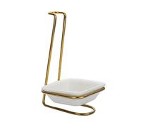 ALCXAZS Vertical Spoon Holder Helping to Soup Ladles Holders Secure and Neatly Organized On Counter Vertical is Very Cool Saving Spoon Rest Shelf Utensils Stand, Single Square