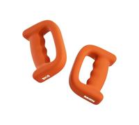 ALCXAZS Walking Shadow Boxing MMA Training Cardio Program Enhanced With Small Dumbbell For Boxing Hand Weight Men Women Speed Workout Jogging Grip Dumbbell Ergonomic, Orange, 13x8.5x3.3cm