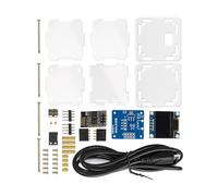 ALCXAZS WiFi Network Weather Forecast Mini Clock Kit Real-time Temperature And Humidity Display Very Suitable For DIY Assembly