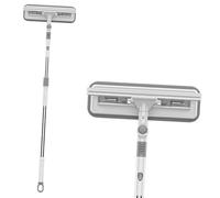 ALCXAZS Window Cleaning Tool With Adjustable Telescopic Rod Reaching High Surfaces Indoors And Outdoors Up To 180cm. Multifunction Shower Squeegee Household Supplies