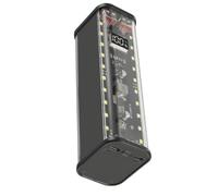 ALCXAZS With Detachable Housing For DIY Portable Power Box Discharge Specifications Transparent 8-cell For18650 Battery Box, Black border