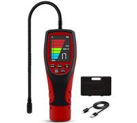 ALD-200 PRO 2-in-1 Combustible & Refrigerant Gas Leak Detector, HVAC Leak Detector with Audible & Visual Alarm, 16-Inch Flexible Probe, Large 2.6" Display, Detects R32, R290, R134a, R1234yf