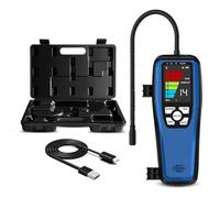 ALD-50 Gas Leak Detector, Natural Gas Detector Gas Sniffer with 16-Inch Gooseneck, Audible & Visual Alarm with Mute Function, 3000mAh Rechargeable Battery，Combustible Gas Detector