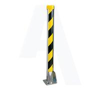 ALD58 - ASEC HEAVY DUTY ROUND REMOVABLE 730MM HIGH PARKING POST STAINLESS STEEL WEATHER-RESISTANT
