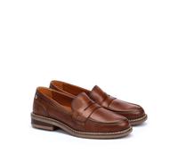 Aldaya Leather Loafers Cognac