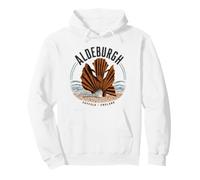 Aldeburgh Suffolk England Seaside Scallop Beach Walks Pullover Hoodie