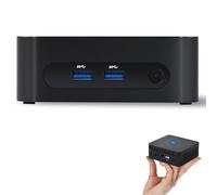 Alder Lake N150 Mini PC, Dual-Screen 4K 60Hz, 2 HDMI Ports, AC/7265 Dual-Band WiFi 2.4G/5G, Bluetooth 4.2, Wired Gigabit Network, 8GB RAM + 128GB Storage