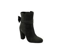 'Alder' Suede Heeled Ankle Boots Ravel Black 6