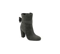 'Alder' Suede Heeled Ankle Boots Ravel Grey 8