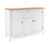 alder wooden sideboard small in artisan oak and white