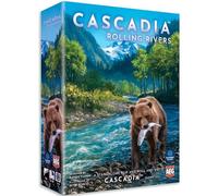 Alderac Entertainment Group | Cascadia Rolling Rivers | Puzzly Flip and Roll and Write Game in English for All Family | Building Competitive Game for 1-8 Players | Create the Most Harmonious Ecosystem