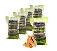 Alderline Kiln Dried Firewood Logs for Fireplace, Firepit, Chiminea, Campfires, Pizza Ovens and more, 25cm (5 Bags)