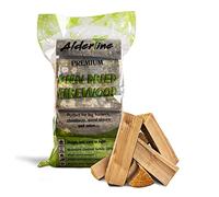Alderline Kiln Dried Firewood Logs for Fireplace, Firepit, Chiminea, Campfires, Pizza Ovens and More, 25cm 22L Bag