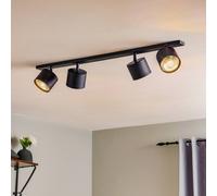 ALDEX Bot ceiling spotlight, black, 4-bulb