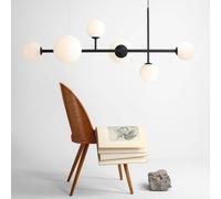 ALDEX Dione pendant light, 6-bulb, black