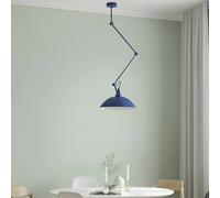 ALDEX Melos pendant light, blue, Ø 36 cm, metal