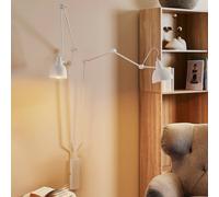 ALDEX Wall light 814, adjustable, 2-bulb, white