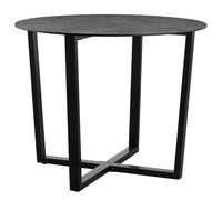aldgate small wooden dining table in anthracite