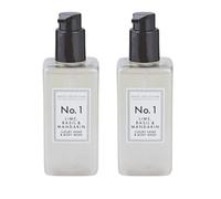 Aldi Hotel Collection No.1 Lime, Basil & Mandarin Luxury Body Wash Bundle of 2