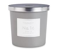 Aldi Hotel Collection No 16 Oud & Bergamot Fragranced Candle Two Wicks Coloured Glass Jar & Metal Lid 1 x 300g