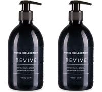 Aldi - Hotel Collection - Revive - Cardamom, Clove, Geranium & Neroli Body Wash | 500mL×2 [TWIN PACK]