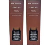 Aldi | Hotel Collection - Unwind [Clove + Amber + Sandalwood] Scented Reed Diffuser | 100ml [TWIN PACK]