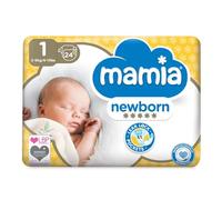 ALDI Mamia Newborn Nappies, Size 1, (24 Nappies) Ultra Dry Air System