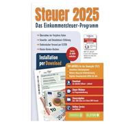 Aldi Steuer 2025 für die Steuererklärung 2025 am PC. Steuerprogramm 2025 - Freischalten per Aktivierungscode - Download - Neu OVP