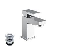 Aldo Bathroom Basin Mixer Tap & Waste Chrome