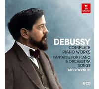 Aldo Ciccolini – Debussy: Complete Piano Works; Fantaisie (Piano & Orchestra) & Songs – CD