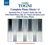 Aldo Orvieto - Camilio Togni: Complete Piano Music, Vol. 4