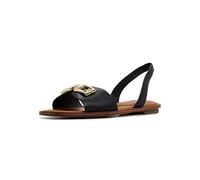 ALDO Women's Agreinwan Flat Sandal, Black, 4 UK
