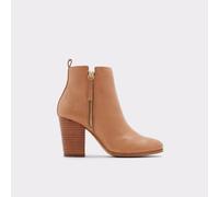 ALDO Women's Cognac Heeled Ankle Boots Noemieflex | Women's Shoes 9.5 Cognac