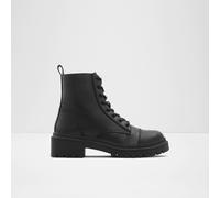 ALDO Women's Comfortable Black Combat Ankle Boots Goer | Women's Shoes 4.5 Black