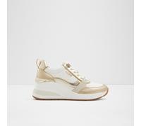 ALDO Women's Comfortable Gold Wedge Sneakers Caroteriel | Women's Shoes 6 Gold