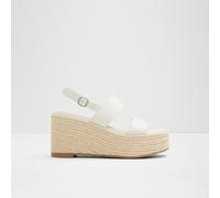 ALDO Women's Comfortable White Wedge Sandals Keoni | Women's Shoes 7 White
