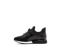 Aldo Women's Courtwood Fashion Lace-up Sneaker, Black, 7 UK