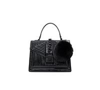 Aldo Women's Jerilini Top Handle, Black/Black, One Size