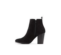 ALDO Women's Noemieflex Block Heel Ankle Boot, Black, 3 UK