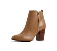 Aldo Women's Noemieflex Block Heel Ankle Boot, Cognac, 6 UK