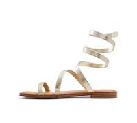ALDO Women's Spinella Flat Sandal, Gold, 6 UK