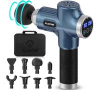 ALDOM Massage Gun Deep Tissue, Muscle Gun, 30 Adjustable Speeds & 4800rpm,8 Hea